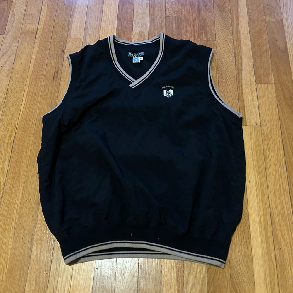 Vintage St. Andrew's Golf Vest - Men's XL